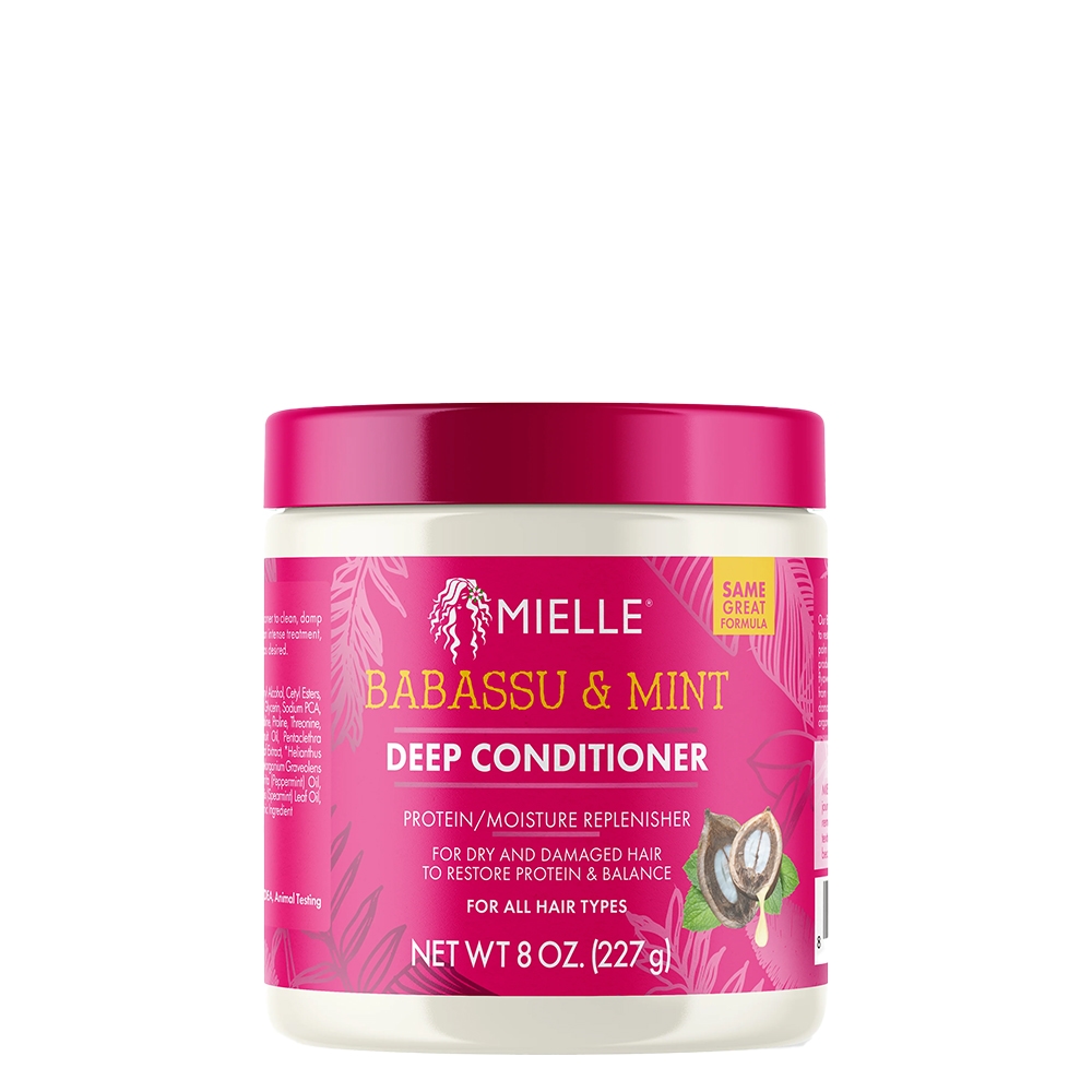 Mielle Babassu Oil & Mint Deep Conditioner 227g – diepe haarverzorging met babassu en munt