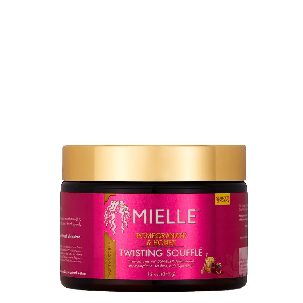 Mielle Pomegranate & Honey Twisting Soufflé 340g – souffle voor twist-outs & kruldefinitie