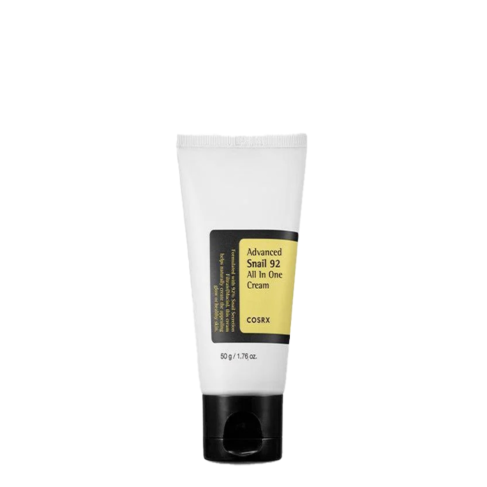 COSRX Advanced Snail 92 All in One Cream – herstellende gezichtscrème met 92% snail mucin voor kalmering en hydratatie