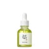 Beauty of Joseon Calming Serum: Green Tea + Panthenol 30ml – licht, transparant serum in pipetflesje; koelende, niet-plakkerige textuur