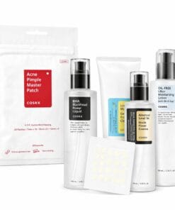 COSRX Acne Skin Reset Routine Set met cleanser BHA essence en pimple patches