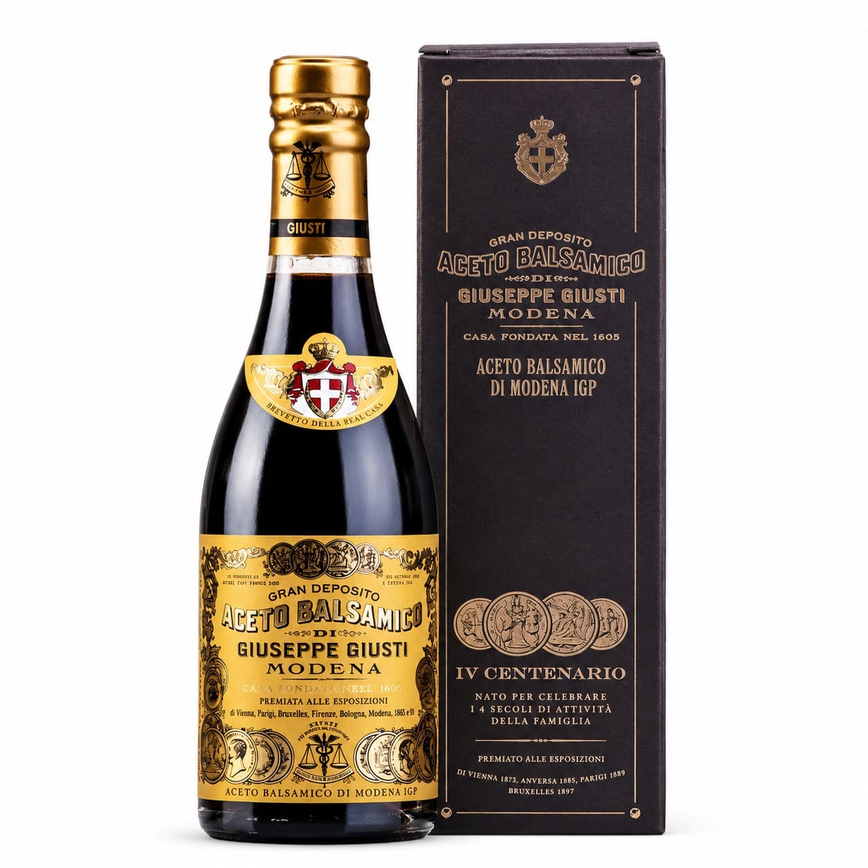 Giuseppe Giusti 4 Gold Medals Quarto Centenario Balsamico | 250ml 3 Giuseppe Giusti Quarto Centenario 4 Gold Medals Balsamico di Modena IGP 250ml